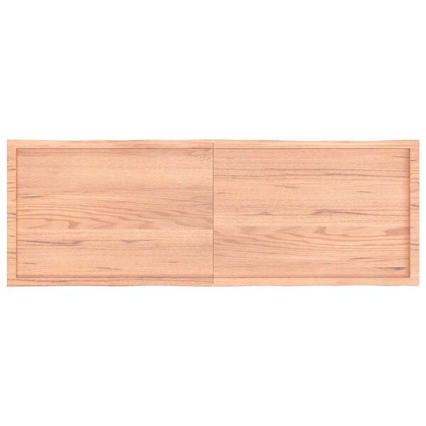 vidaXL Table Top Light Brown 180x60x(2-6)cm Treated Solid Wood Live Edge