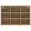 vidaXL Shoe Cabinet Artisan Oak 77.5 x 30 x 51 cm Engineered Wood