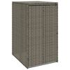 vidaXL Box Garbage Bin Box Grey 65 x 80 x 115 cm Polyethylene