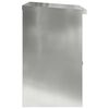 vidaXL Parcel Drop Box Black 47.5 x 38 x 59 cm Galvanised Steel
