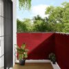 vidaXL Balcony Screen Red 120x700 cm 100% Polyester Oxford