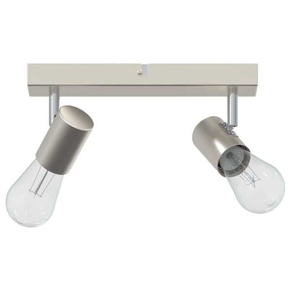 vidaXL Ceiling Spotlight Nickel 26 x 6.5 x 11.5 cm Metal