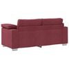vidaXL Sofa Wine Red 180 x 77 x 82 cm Fabric