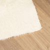 vidaXL Shaggy Rug High Pile NAVARRA Cream 200x200 cm Polyester