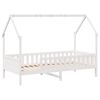 vidaXL Kids' House Bed Frame without Mattress White 90x200 cm Pine