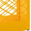 vidaXL Umbrella Stand Mustard yellow 28 x 12 x 41 cm Steel
