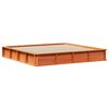 vidaXL Bed Frame Wax Brown 180 x 200 cm Solid Pine Wood