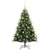 vidaXL Artificial Hinged Christmas Tree 150 LEDs Green 120 cm