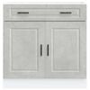 vidaXL Kitchen Base Cabinet&nbsp;Porto Concrete Grey Engineered Wood
