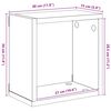vidaXL Wall Cube Shelves 2 pcs White 30x15x30 cm