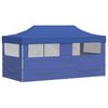 vidaXL Party Tent Folding Blue 291 x 580 x 315 cm Oxford Fabric