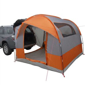 vidaXL Tailgate Tent with Rainfly Water-resistant Grey and Orange
