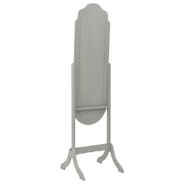 vidaXL Free Standing Mirror Grey 46x48x164 cm