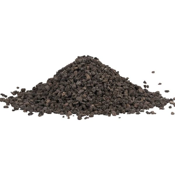 vidaXL Basalt Gravel 25 kg Black 5-8 mm