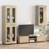 vidaXL Wall-mounted Cabinet with Shelf Sonoma oak 55 x 29 x 100 cm