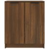 vidaXL Shoe Cabinet Brown Oak 59x35x70 cm Engineered Wood