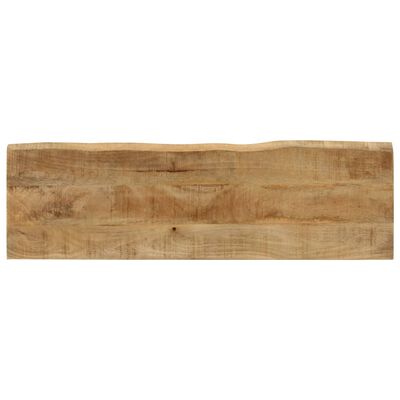 vidaXL Bench with Live Edge 105 cm Solid Wood Mango