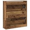 vidaXL Shoe Cabinet Old Wood 80 x 21 x 87.5 cm Engineered Wood