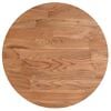 vidaXL Round Table Top Light Brown Ø30x1.5 cm Treated Solid Wood Oak