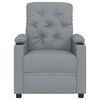 vidaXL Recliner Chair Light Grey Fabric