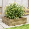 vidaXL Garden Planter 70x70x23 cm Impregnated Wood Pine