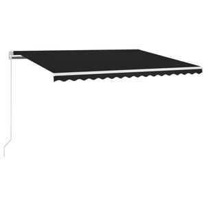vidaXL Retractable Awning | Anthracite