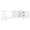 vidaXL Coffee Table High Gloss White 90x50x40 cm Engineered Wood