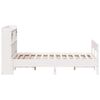 vidaXL Bookcase Bed without Mattress White 140x200cm Solid Wood Pine