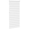 vidaXL Zebra Blind White 95x230 cm Fabric Width 90.9 cm Polyester