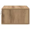 vidaXL Bedside Cabinet Artisan oak 35 x 35 x 20 cm Engineered wood