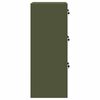 vidaXL File Cabinet Olive Green 45.5 x 42 x 106.5 cm Cold-Rolled Steel