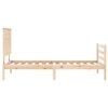 vidaXL Bed Frame without Mattress 100x200 cm Solid Wood