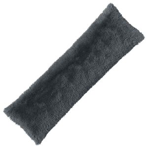 vidaXL Cushion with Pillow HEERLEN Anthracite 40 x 145 cm PV Fleece