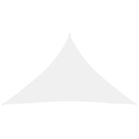 vidaXL Sunshade Sail Oxford Fabric Triangular 2.5x2.5x3.5 m White