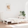 vidaXL Pull-out Day Bed without Mattress White 2x(90x190) cm