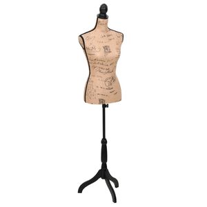 Ladies Bust Display Bust Brown Black Jute Female Mannequin Display