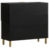 vidaXL Sideboard Black 80x33x75 cm Engineered Wood