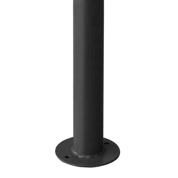 vidaXL Gazebo with Slanted Roof 400x400x270 cm Anthracite 180 g/m²