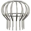 vidaXL Gutter Leaf Guard 2 pcs Silver 110 mm Stainless Steel