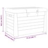 vidaXL Outdoor Cushion Box Grey 73x50.5x46.5 cm Polypropylene