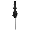 vidaXL 3-Tier Garden Parasol with Aluminium Pole Black 2x2 m