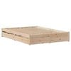 vidaXL Bed Frame without Mattress 140x190 cm Solid Wood Pine