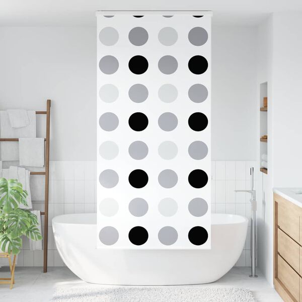 vidaXL Shower Roller Blind with Cassette 150x240 cm Fabric Width 146 cm