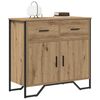vidaXL Sideboard with Drawer Artisan Oak 79.5 x 35.5 x 74.5 cm