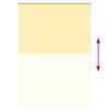vidaXL Roller Blind Blackout Yellow 110x130 cm Fabric Width 105.7 cm Polyester