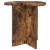 vidaXL Side Table Smoked Oak &Oslash; 39 x 38 cm Engineered Wood