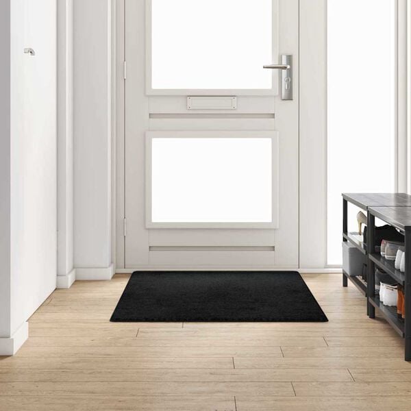 vidaXL Carpet Runner Black 100 x 150 cm 100% Polypropylene Tuft