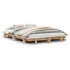 vidaXL Bed Frame without Mattress 140x200 cm Solid Wood Pine