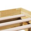 vidaXL Bed Frame Without Mattress 75x190 cm Solid Oak Wood