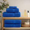 vidaXL Wash Towels "FROGN" 10 pcs Blue 30x30 cm 360 gsm
